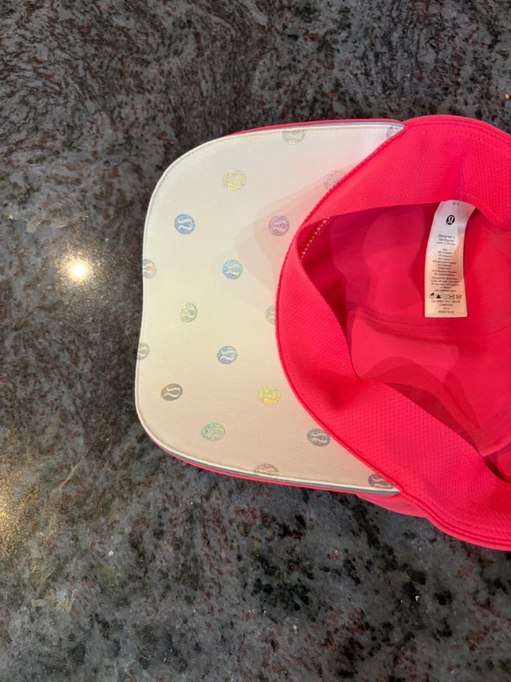 Lululemon Limited Edition Fast and Free Pink Ponytail Running Hat Lulu logo